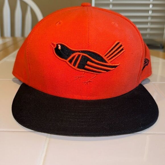 Baltimore Orioles Black Orange Cooperstown AC New Era 59Fifty Fitted Size 8 - Picture 1 of 10